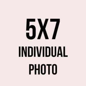 5x7 Individual Photo